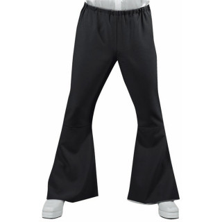 Pantaloni Hippie Anni '70 Neri – Stile "Figli dei Fiori" a Zampa d'Elefante