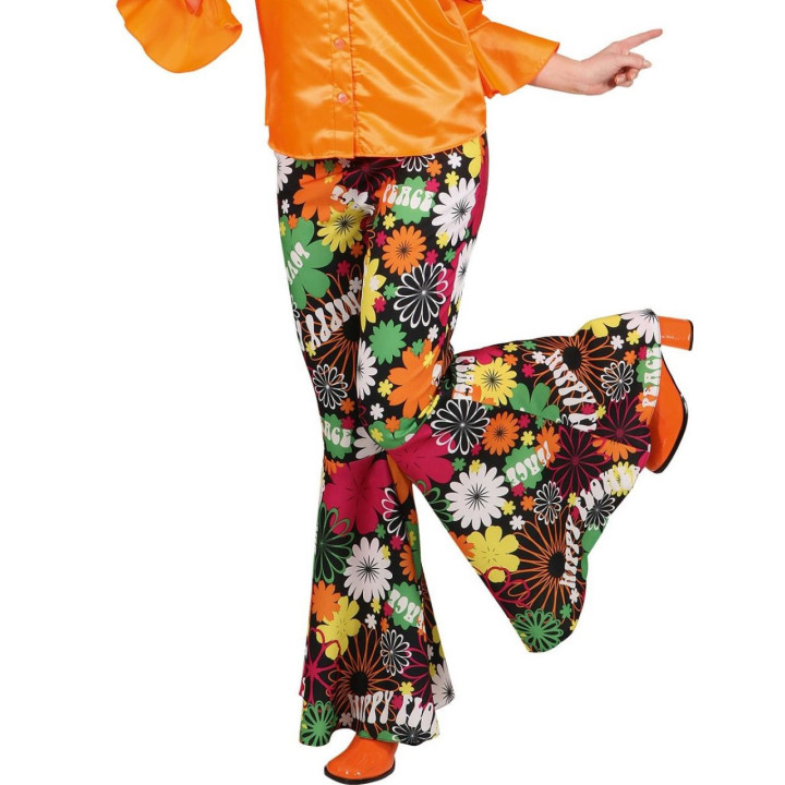 Pantaloni Hippie Donna – Fantasia "Figli dei Fiori" Anni '70