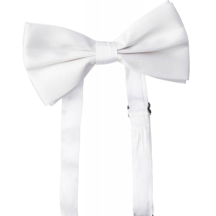 Papillon bianco in raso