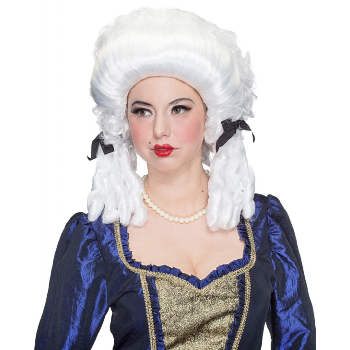 Parrucca barocca royal con boccoli