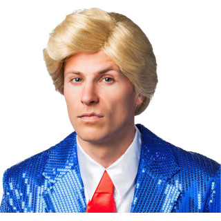 Parrucca bionda con banana