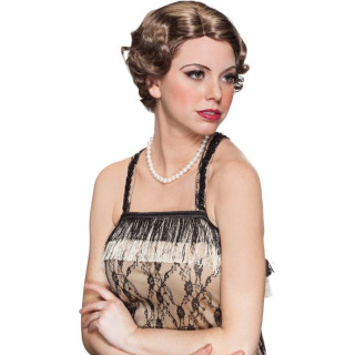 Parrucca Charleston biondo scuro