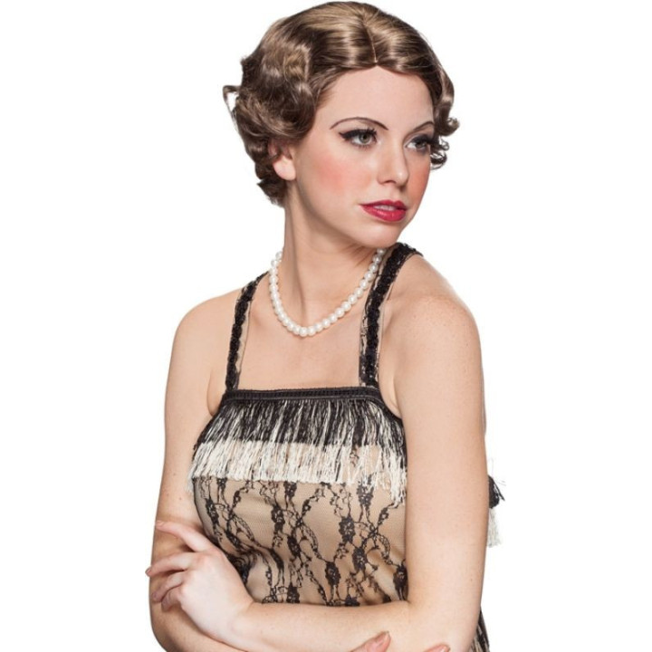 Parrucca Charleston biondo scuro