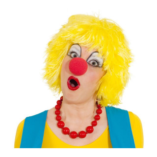Parrucca clown gialla