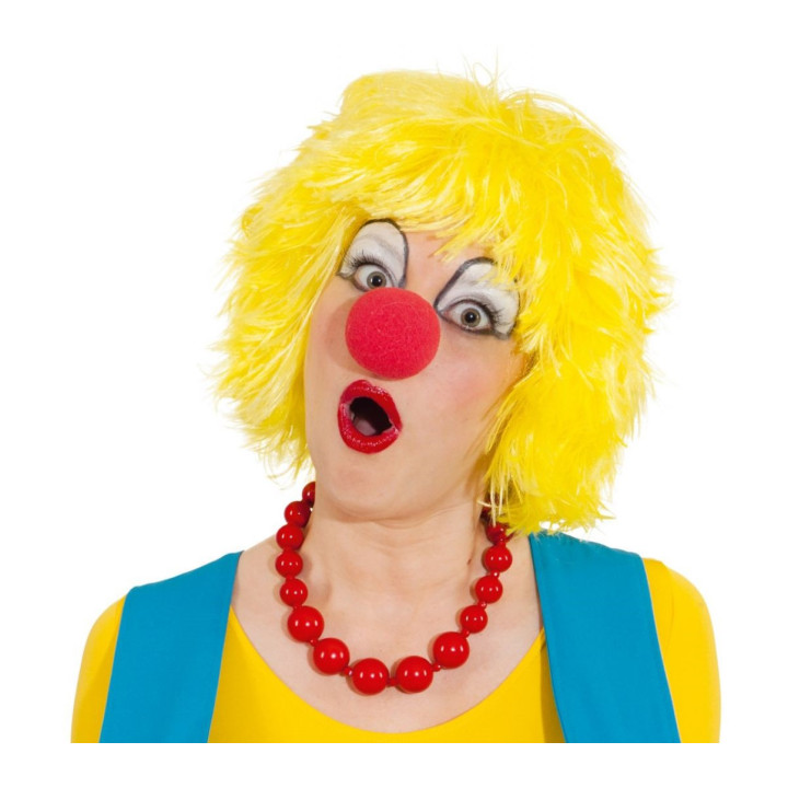 Parrucca clown gialla